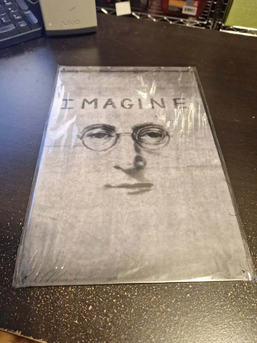 Banksy Imagine Featuring John Lennon Metal Tin Sign 8